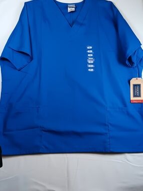 Cherokee Originals Royal Blue V-Neck Scrub Top